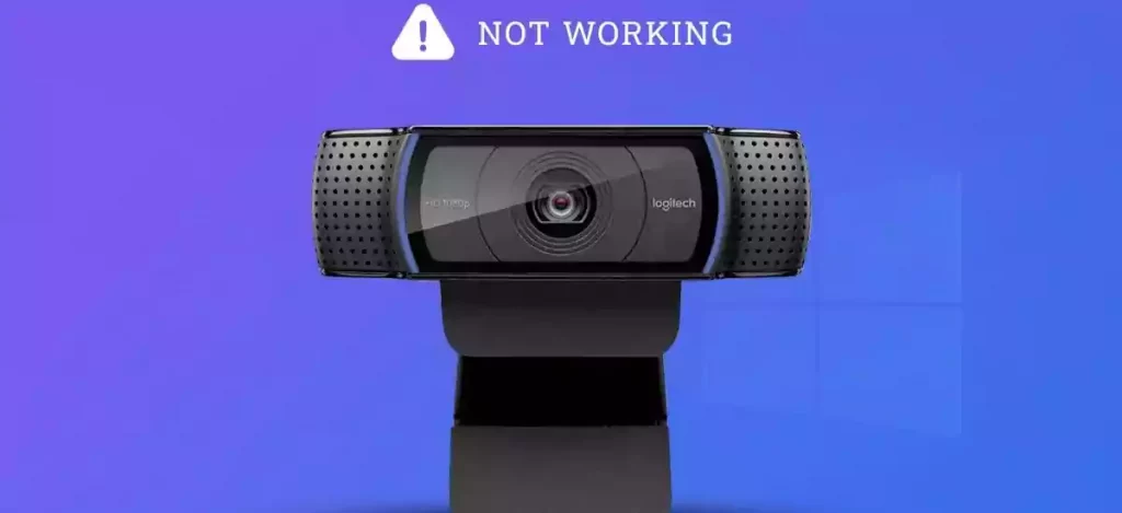 Logitech webcam not working windows10 